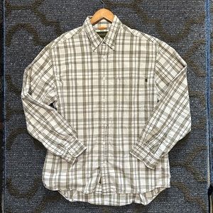 Timberland, long sleeve plaid button up